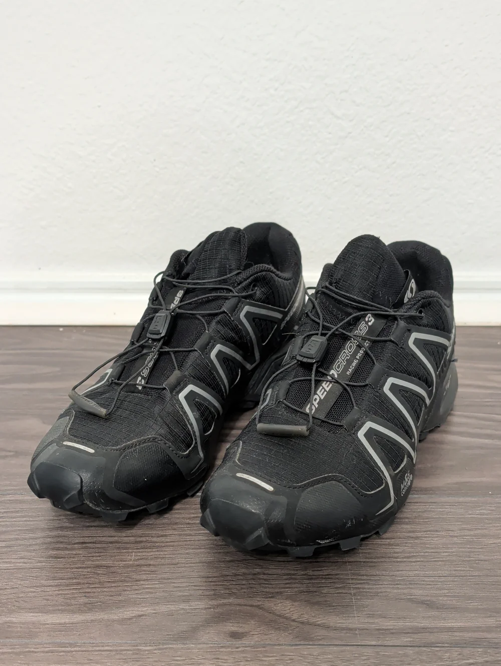 Salomon Men’s Trail Shoes Speedcross 3 - Black with Gray Accents